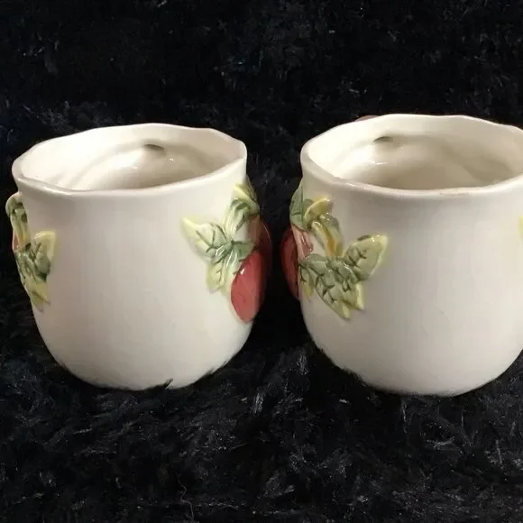 Carolyn Bessette Kennedy 3D Apple Mugs 1992 Vintage Cottage Farmhouse - Picture 2 of 8
